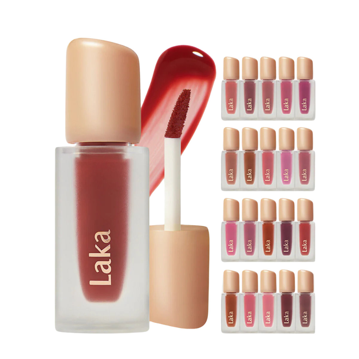Laka Fruity Glam Tint 4.5g – Long-Lasting Lip Tint with Hydrating Glossy Finish