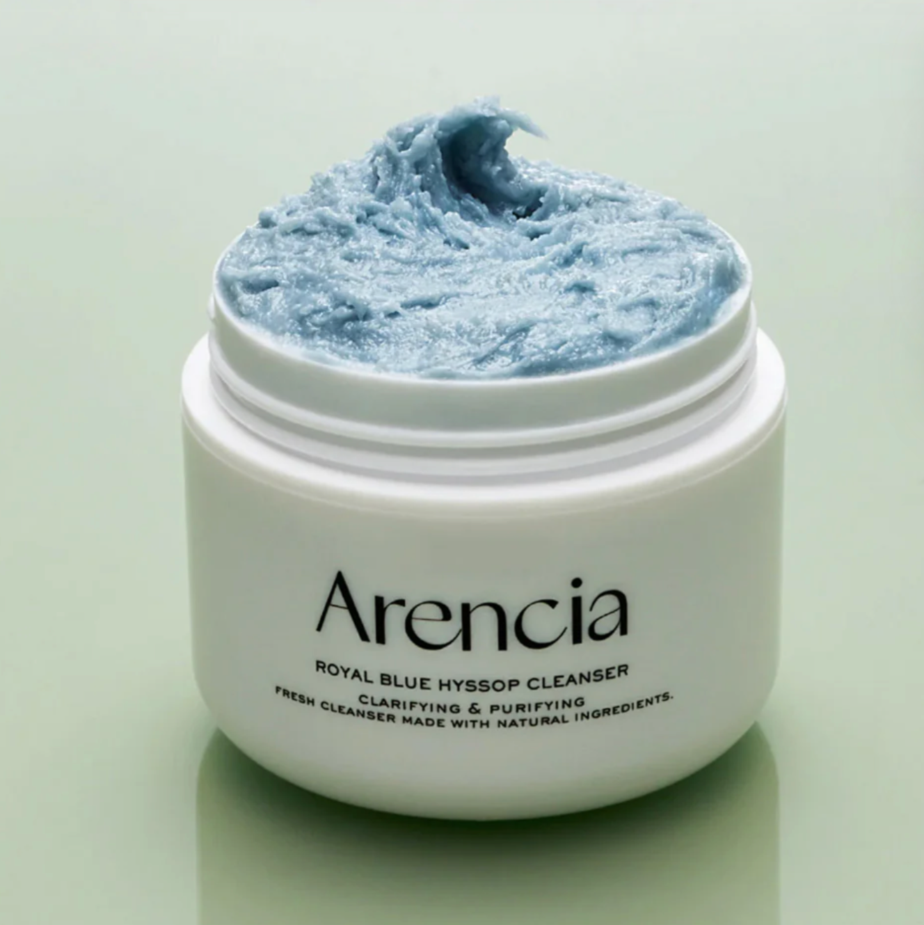 Arencia Fresh Blue Hyssop Mochi Cleanser – Gentle Foaming Cleanser for Hydration & Balance | Korean Skincare