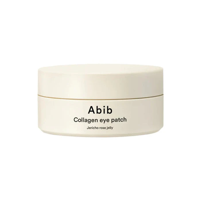 Abib Collagen Eye Patch Jericho Rose Jelly closed container.