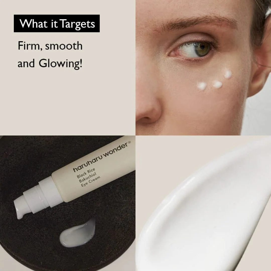 haruharu wonder eye cream benefits for glowing skin.