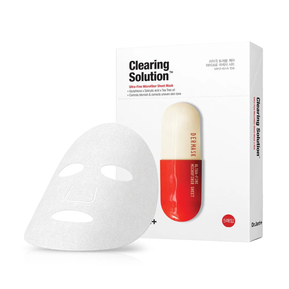 Dr.Jart+ Dermask Micro Jet Clearing Solution Mask – Blemish Care & Skin Purifying | Korean Skincare