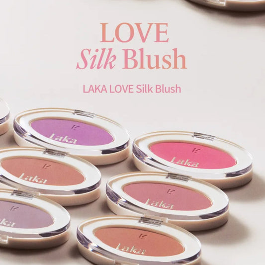 Laka Love Silk Blush – Lightweight, Buildable Color for a Soft, Natural Flush