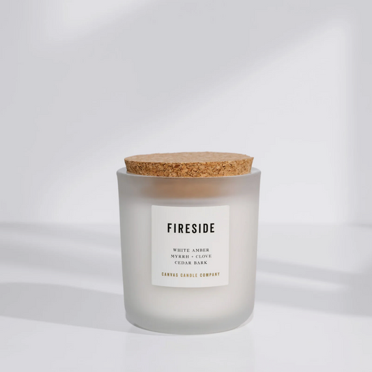 Canvas Fireside Candle