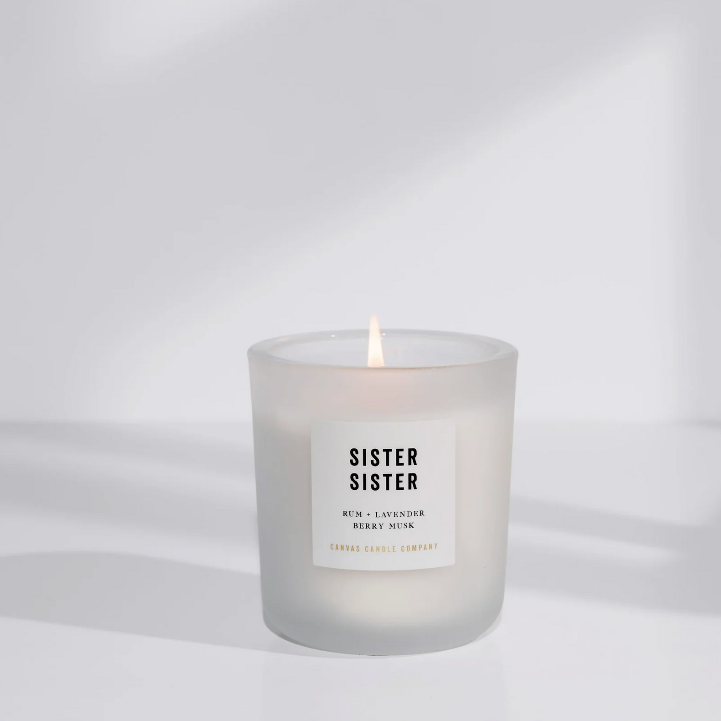 Canvas Sister Sister Candle