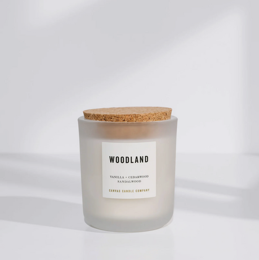 Canvas Woodland Candle