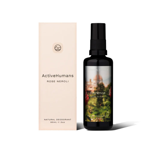 Active Humans Rose Neroli Natural Deodorant Spray – Aluminum-Free & Vegan
