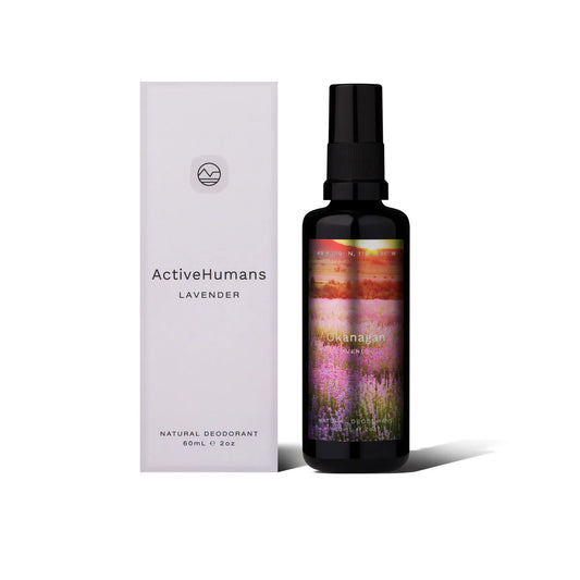 Active Humans Lavender Natural Deodorant Spray – Aluminum-Free & Long-Lasting Freshness