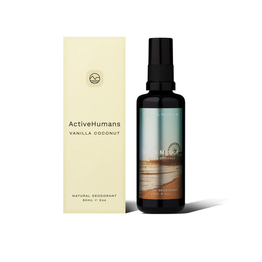 Active Humans Natural Deodorant Spray – Vanilla Coconut | Aluminum-Free