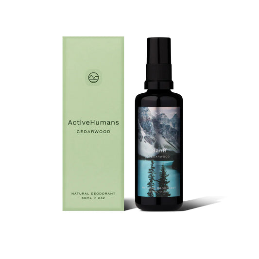 Active Humans Cedarwood Explorer Natural Deodorant Spray – Aluminum-Free