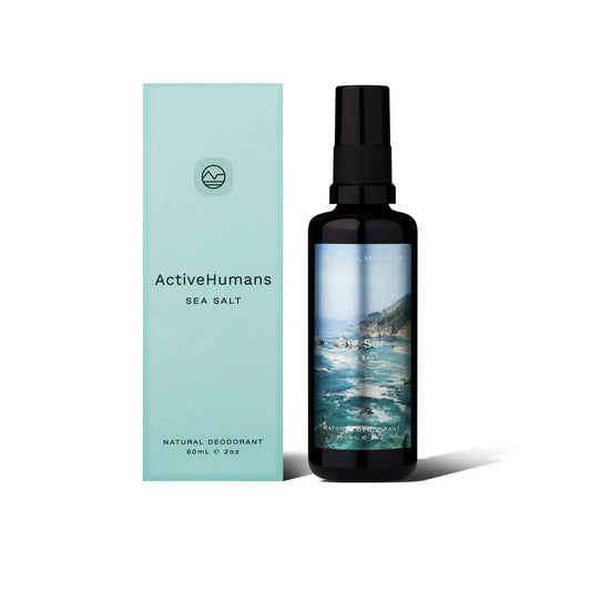 Active Humans Natural Deodorant Spray – Sea Salt Warrior | Aluminum-Free, Long-Lasting Odor Protection