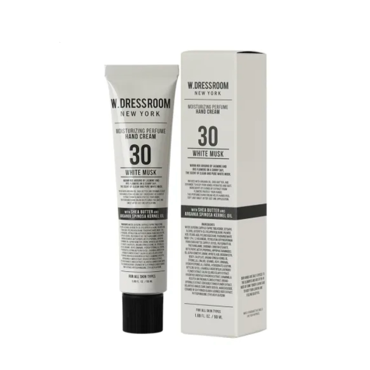 W. Dressroom Moisturizing Perfume Hand Cream | 30 White Musk