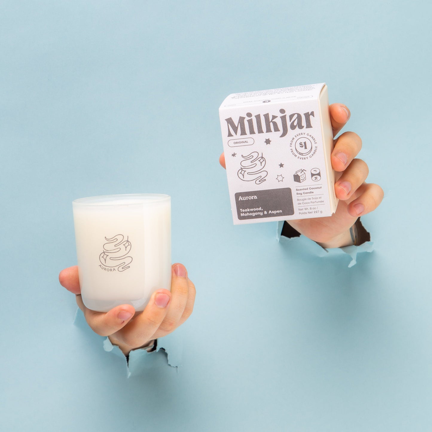 Milkjar Candle Aurora