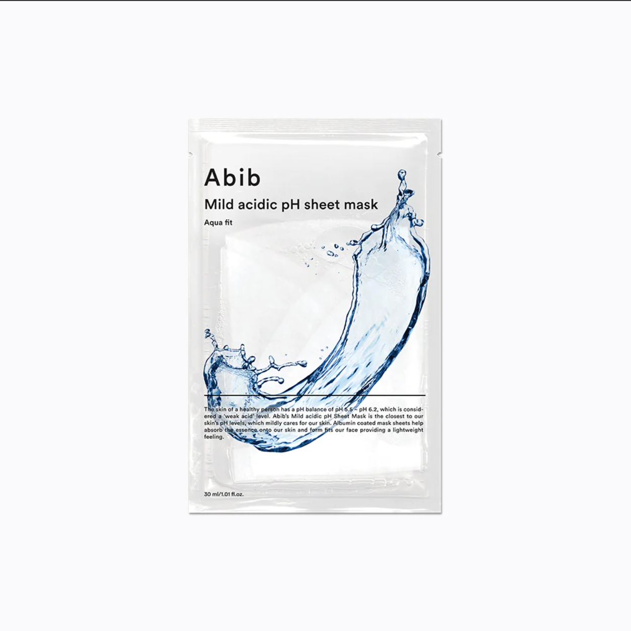 Abib Mild Acidic pH Sheet Mask - Aqua Fit