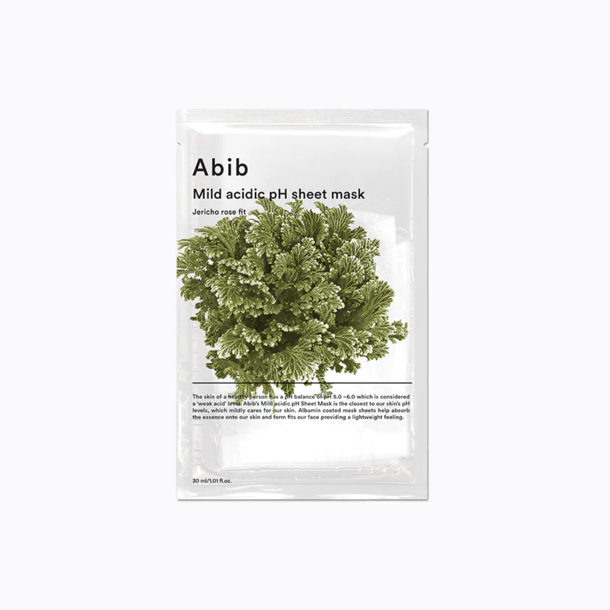 Abib Mild Acidic pH Sheet Mask - Jericho Rose Fit