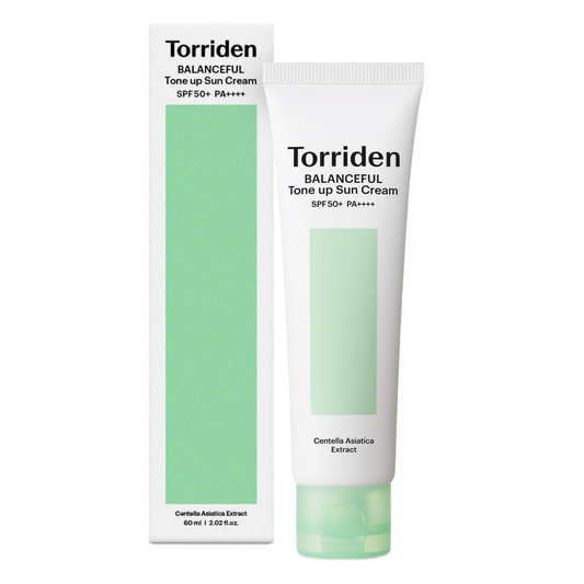 Torriden Balanced CICA Tone Up Sun Cream SPF 50+ PA++++ – Brightening & Calming Sunscreen