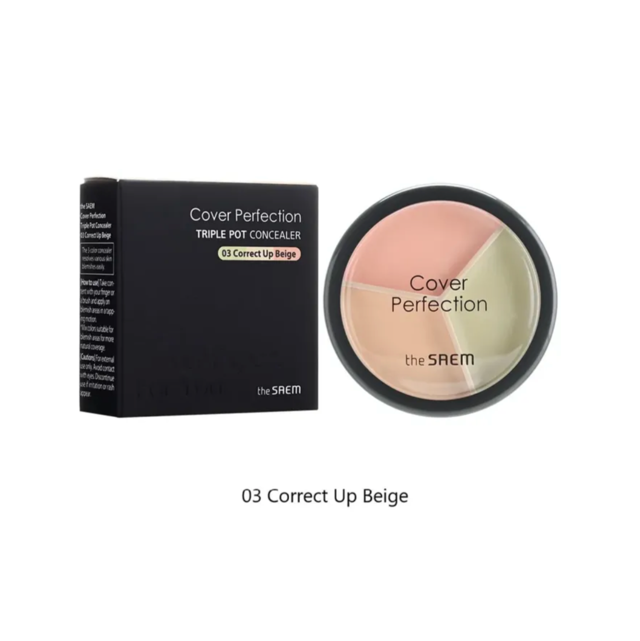 The Saem Cover Perfection Triple Pot Concealer