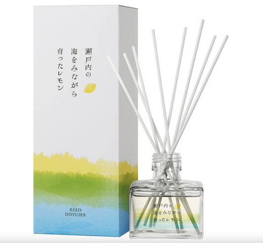BIKEN Setouchi Lemon Reed Diffuser – Fresh Citrus Home Fragrance