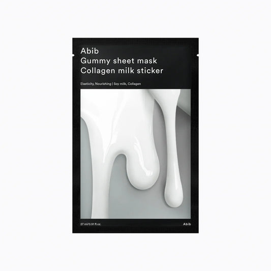 Abib Gummy Sheet Mask Collagen Milk Sticker